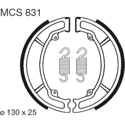 Remschoenset TRW MCS831