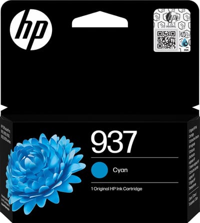 HP 937 - Inktcartridge - Origineel - Standaard capaciteit - Cyaan