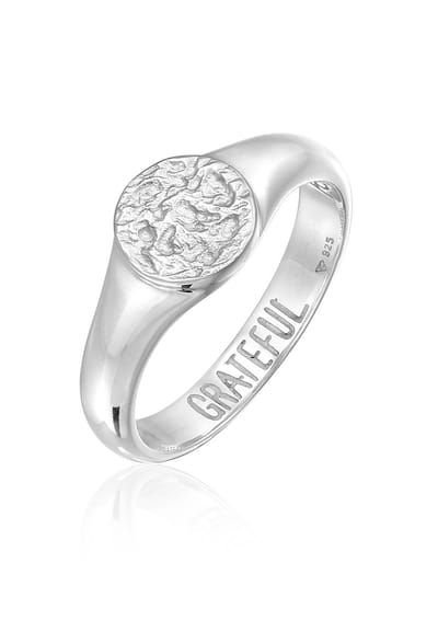 Haze & Glory - Ring - HG HAZE & GLORY - Ring Dames in 925 Sterling Zilver, sieraden vrouwen, Zilveren ring, Vintage, Grateful -