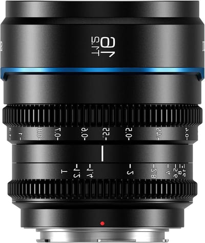 Groothoek Cine Lens - Handmatige Focus - Film Opnames - Lage Lichtsterkte T1.2 - 16 mm S35 - Zwart