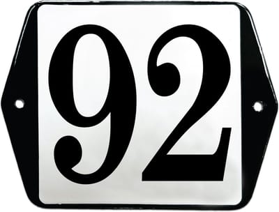 Emaille huisummer model oor - 92