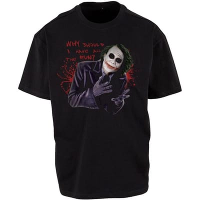 Batman T-shirt - Joker - Why Should I Have All The Fun? - M - voor Mannen - zwart