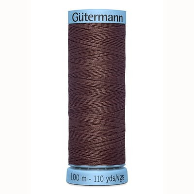 Gütermann Zijden naaigaren - chocolade