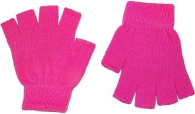 *** Roze Fashion Vingerloze Handschoenen - One Size Fits All - Winter -Koud - van Heble® ***