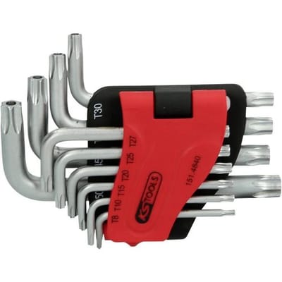 KS Tools 151.4840 TX Haakse schroevendraaierset TB 8, TB 10, TB 15, TB 20, TB 25, TB 27, TB 30, TB 40, TB 45, TB 50 10-delig