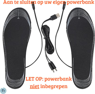 Verwarmde Inlegzolen - Elektrische Zolen - Verwarmde Zolen - Maat 35/40
