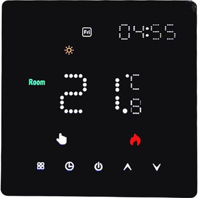 Tuya WIFI Temperatuurregelaar Wekelijks programmeerbare temperatuur Tijdinstelling Lichthelderheid K6MRH3A