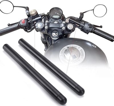 Motor Stuur Buis - Vervangende Buis - Motor Onderhoud - CNC Aluminium - 22mm Diameter - Zwart