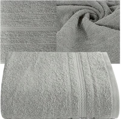 Zilveren Badhanddoek 30x50 cm 450 g/m² - Zachte Katoen