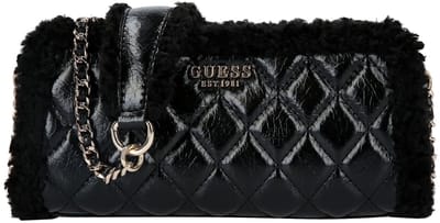 GUESS schoudertas Cristi Top Zip Crossbody Bag Black zwart