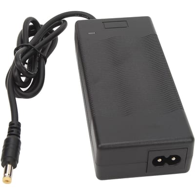 Chargeur 42V 2A Alimentation pour Trottinette avec Prise DC 5.5x2.1mm Protection de Sécurité Adaptateur Chargeur de Remplacement pour Électrique black