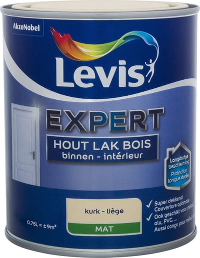 Levis - Expert Hout Lak Binnen Mat - Kurk - 0,75 L