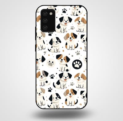 Smartphonica Telefoonhoesje voor Samsung Galaxy A02s met honden opdruk - TPU backcover case honden design geschikt voor Samsung Galaxy A02s