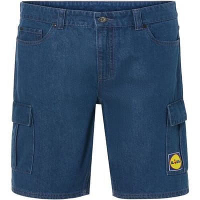 LIVERGY Korte Lidl heren broek (Blauw, 30)