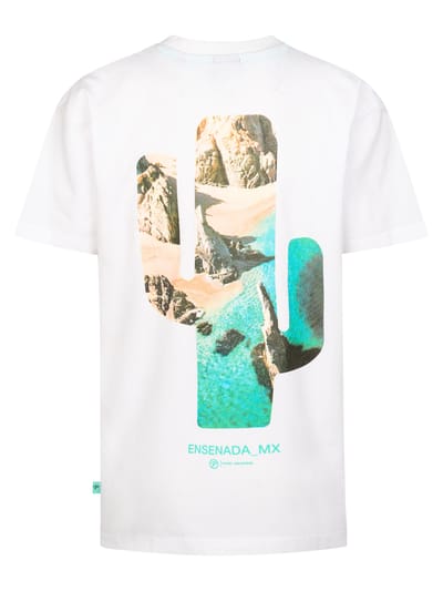 Petrol Industries - Jongens T-shirt met rugprint Sol - Wit - Maat 152