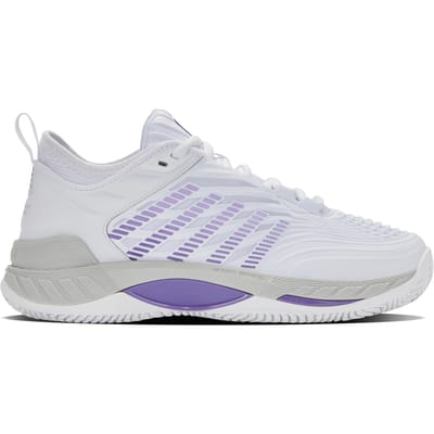 K-SWISS Tennisschoenen Hypercourt Supreme 2 Clay White/lunar Rock/purple Haze Womens 37.5