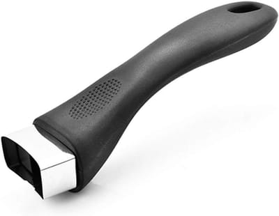 Pannensteel Vervanging - Afneembare Greep - Koken in Keuken - Hittebestendig Materiaal - 16.3 cm Lengte - Zwart