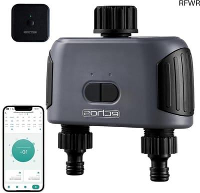 RFWR® Wifi Irrigatiesysteem met Smart Life App | Automatische Tuintimer en Weersaanpassing