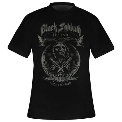 Black Sabbath - The End Mushroom Cloud Heren T-shirt - L - Zwart