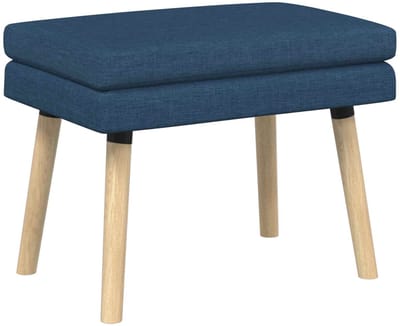 vidaXL - Dubbel-laags - bank - Blauw - 60 - x - 40 - x - 46 - cm - Stof