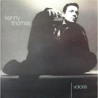 Disque vinyle KENNY THOMAS  Voices ctlp24 Cooltempo 1991 UK  Europ Dance  Electronica Occasion gray