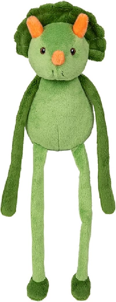Nature Planet Pluche dieren knuffel Triceratops Dinosaurus van 33 cm - Knuffeldieren speelgoed (100% Oeko-tex gecertificeerd