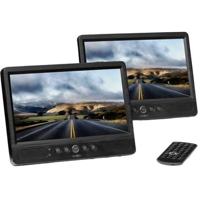 Reflexion DVD1052 Hoofdsteun-DVD-speler met 2 monitoren Schermdiagonaal=25.7 cm (10.1 inch)