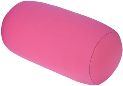 Dailygoods- Rugkussen Mini Cilindrisch - Microbead Kussen - Lichtgewicht Kussen - Comfortabel Kussen - Reis Kussen - Zachte Polyester Hoes - Steunkussen