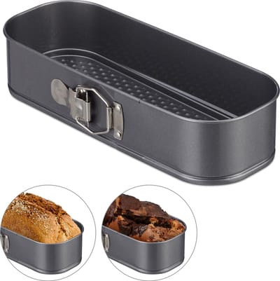 bakblik - rechthoekig - antiaanbaklaag - 31 x 12 cm - cakevorm