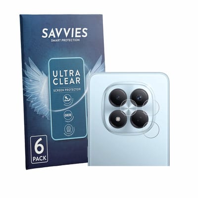Savvies - Screenprotector voor Xiaomi Redmi Note 15 Pro 4G (ALLEEN Camera) - Folie Beschermfolie transparant 6 Stuks