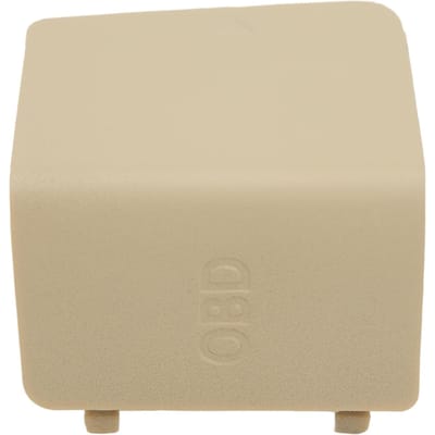 OBD Diagnosestekker Afdekking 51437144966 Socket Deksel Vervanging voor 1 Serie E81 E82 E87 E88 LHD Grijs beige