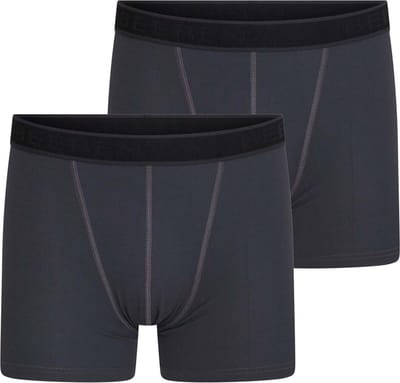 Beeren bodywear Heren Boxershort Young Sven Grijs 2-pack maat M