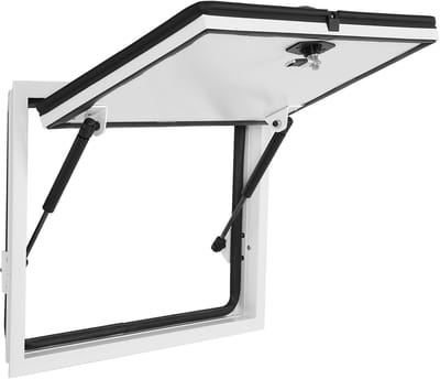 RV Opbergluik - Caravan Deur - Camper Uitbreiding - Waterdichte Afdichting - 50x30 cm - Zwart