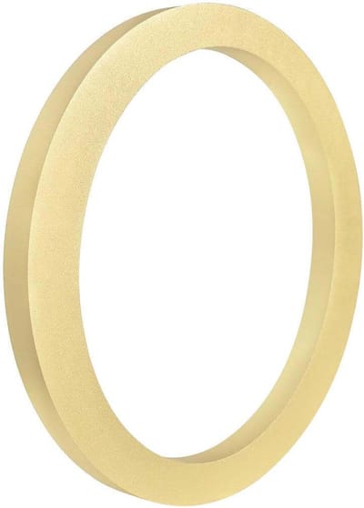 Gouden huisnummer 0 - 10 cm hoog - Aluminium - Goud Modern Huisnummer - Goud Huisnummer - Huisnummer Gold - Gratis verzending - 100mm hoog