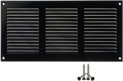 Metaal Ventilatierooster 300x150mm met Insectenbescherming - ideaal voor Ventilatie
