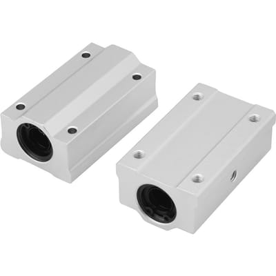 2 Pièces 12mm SCS12LUU Aluminium Palier à Billes Linéaire Coulissant pour CNC