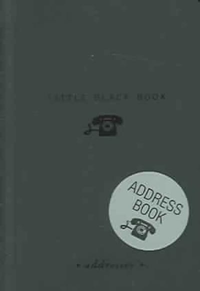 Addressbook Peter Pauper Little Black Book