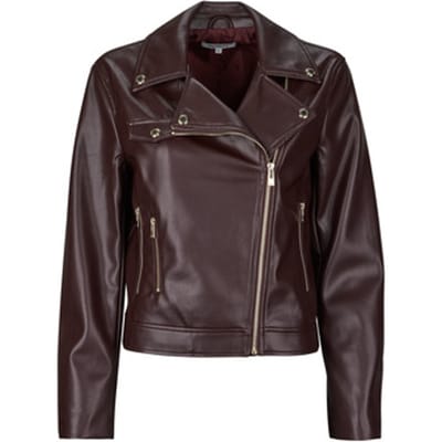 Morgan - Fitted faux leather Jacket 262-Geff Bordeaux - Maat : 38