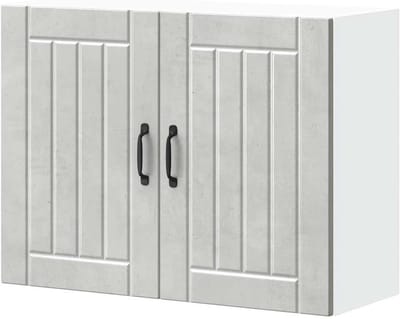 Keukenkast - Onderkast Keuken - Keuken Organiseren - Ruime Opbergruimte - 80 x 31 x 60 cm - Betongrijs