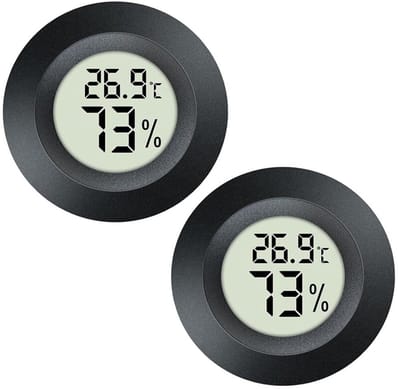Digitale Thermo-Hygrometer – Mini Temperatuur- en Luchtvochtigheidsmeter met Snelle Sensor, Nauwkeurige Meting voor Huis, Kantoor & Terrarium