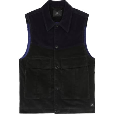 Paul Smith Mens Waistcoat Black Maat: M | Jassen Outlet | Heren | Zwart
