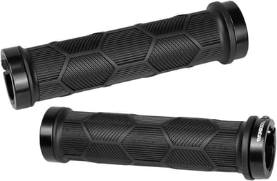 Fiets Handvatten - Stuur Grips - Comfortabel Fietsen - Niet-Kleverig TPE - 22.2mm Diameter - Zwart