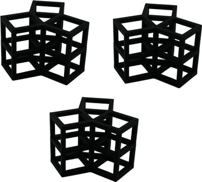 Kuva Garnalen Hotel M – Set van 3 – 3D Geprinte Schuilplaats voor Garnalen – Zwart