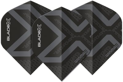 Winmau Blade X Prism Delta Metallic Black - Dart Flights