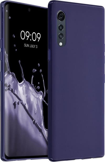 kwmobile telefoonhoesje geschikt voor LG Velvet - Hoesje voor smartphone - Back cover in deep ocean