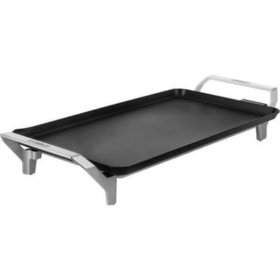 Princess Bakplaat 103110 - Table Chef Premium - Grillplaat - Gourmet - Groot 46x26 cm - 2500W - Regelbare thermostaat - 1.5 meter snoer - Teppanyaki - Dubbel verwarmingselement - Extra snel warm