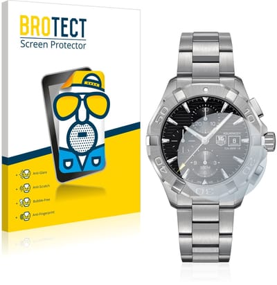 BROTECT - Screenprotector voor TAG Heuer Aquaracer (43 mm) - Folie Beschermfolie matte 2 Stuks