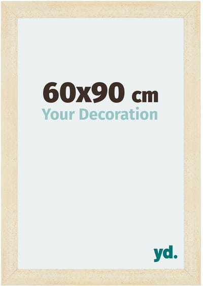 Your Decoration - Puzzellijst 60x90 cm - Zand Geveegd - Puzzellijst 1500-2000 stukjes - MDF Fotolijst - Mura