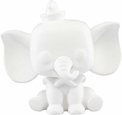 Funko Dumbo - POP! Dumbo (DIY) (WH) 9 cm Verzamelfiguur - Wit