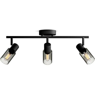 Philips Palms Spot - Plafondspot met drie lichtpunten - Met gerookt glas - Kleine fitting E14
